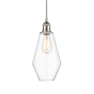 A thumbnail of the Innovations Lighting 616-1P-15-7 Cindyrella Pendant Brushed Satin Nickel / Clear