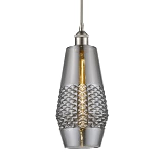 A thumbnail of the Innovations Lighting 616-1P-17-7 Windham Pendant Brushed Satin Nickel / Smoked