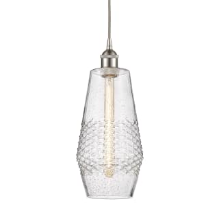 A thumbnail of the Innovations Lighting 616-1P-17-7 Windham Pendant Brushed Satin Nickel / Seedy