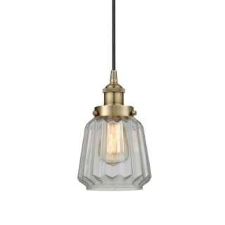 A thumbnail of the Innovations Lighting 616-1PH-12-7 Chatham Pendant Antique Brass / Clear