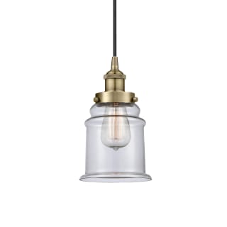 A thumbnail of the Innovations Lighting 616-1PH-11-6 Canton Pendant Antique Brass / Clear