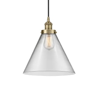 A thumbnail of the Innovations Lighting 616-1PH-15-12-L Cone Pendant Antique Brass / Clear