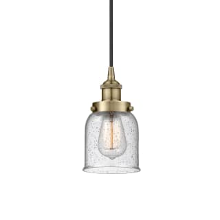 A thumbnail of the Innovations Lighting 616-1PH-10-5 Bell Pendant Antique Brass / Seedy