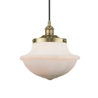 A thumbnail of the Innovations Lighting 616-1PH-12-12 Oxford Pendant Antique Brass / Matte White