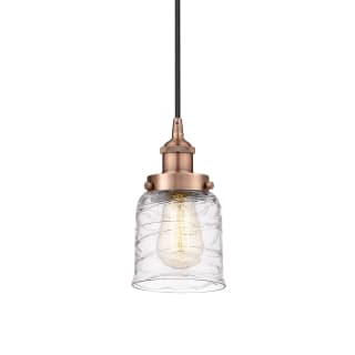 A thumbnail of the Innovations Lighting 616-1PH-10-5 Bell Pendant Antique Copper / Deco Swirl