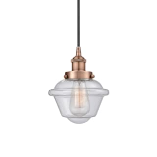 A thumbnail of the Innovations Lighting 616-1PH-10-8 Oxford Pendant Antique Copper / Seedy