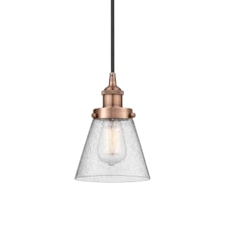 A thumbnail of the Innovations Lighting 616-1PH-10-6 Cone Pendant Antique Copper / Seedy