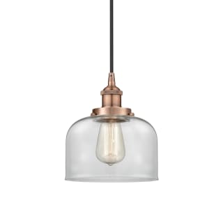A thumbnail of the Innovations Lighting 616-1PH-10-8 Bell Pendant Antique Copper / Clear