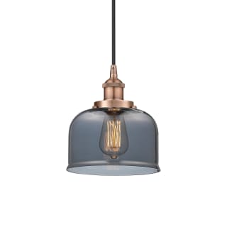A thumbnail of the Innovations Lighting 616-1PH-10-8 Bell Pendant Antique Copper / Plated Smoke