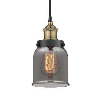 A thumbnail of the Innovations Lighting 616-1PH-10-5 Bell Pendant Black Antique Brass / Plated Smoke