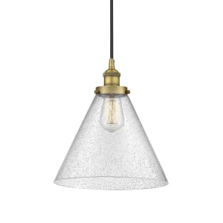 A thumbnail of the Innovations Lighting 616-1PH-15-12-L Cone Pendant Brushed Brass / Seedy