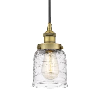 A thumbnail of the Innovations Lighting 616-1PH-10-5 Bell Pendant Brushed Brass / Deco Swirl