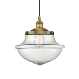 A thumbnail of the Innovations Lighting 616-1PH-12-12 Oxford Pendant Brushed Brass / Seedy