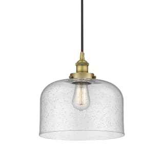 A thumbnail of the Innovations Lighting 616-1PH-12-12-L Bell Pendant Brushed Brass / Seedy