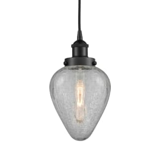 A thumbnail of the Innovations Lighting 616-1PH-10-7 Geneseo Pendant Matte Black / Clear Crackled