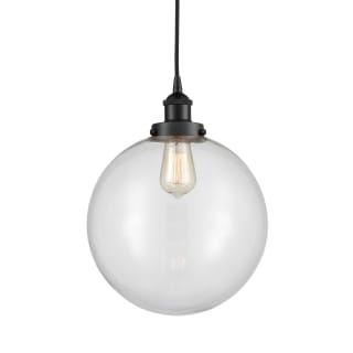 A thumbnail of the Innovations Lighting 616-1PH-16-12 Beacon Pendant Matte Black / Clear