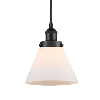 A thumbnail of the Innovations Lighting 616-1PH-10-8 Cone Pendant Matte Black / Matte White