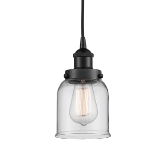 A thumbnail of the Innovations Lighting 616-1PH-10-5 Bell Pendant Matte Black / Clear