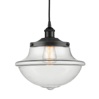 A thumbnail of the Innovations Lighting 616-1PH-12-12 Oxford Pendant Matte Black / Clear