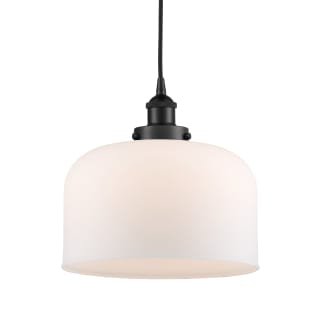 A thumbnail of the Innovations Lighting 616-1PH-12-12-L Bell Pendant Matte Black / Matte White