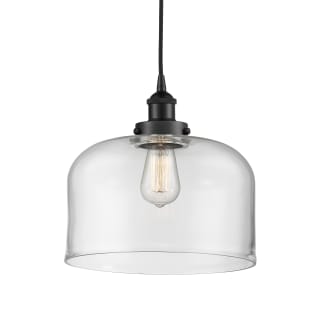 A thumbnail of the Innovations Lighting 616-1PH-12-12-L Bell Pendant Matte Black / Clear