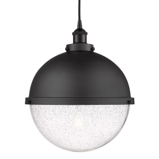 A thumbnail of the Innovations Lighting 616-1PH-16-13 Hampden Pendant Matte Black / Seedy