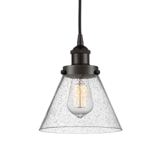 A thumbnail of the Innovations Lighting 616-1PH-10-8 Cone Pendant Oil Rubbed Bronze / Seedy