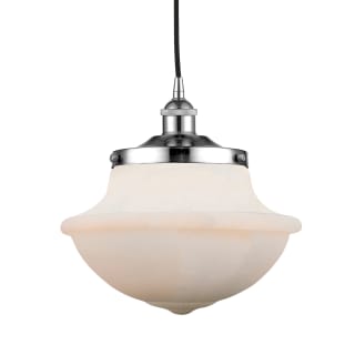 A thumbnail of the Innovations Lighting 616-1PH-12-12 Oxford Pendant Polished Chrome / Matte White
