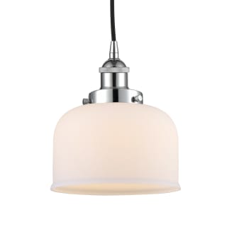 A thumbnail of the Innovations Lighting 616-1PH-10-8 Bell Pendant Polished Chrome / Matte White