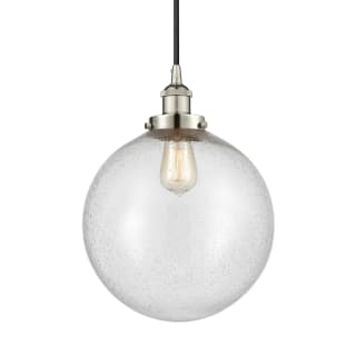 A thumbnail of the Innovations Lighting 616-1PH-16-12 Beacon Pendant Polished Nickel / Seedy