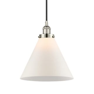 A thumbnail of the Innovations Lighting 616-1PH-15-12-L Cone Pendant Polished Nickel / Matte White