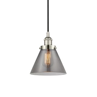 A thumbnail of the Innovations Lighting 616-1PH-10-8 Cone Pendant Polished Nickel / Plated Smoke