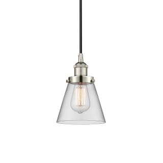 A thumbnail of the Innovations Lighting 616-1PH-10-6 Cone Pendant Polished Nickel / Clear