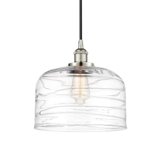 A thumbnail of the Innovations Lighting 616-1PH-12-12-L Bell Pendant Polished Nickel / Clear Deco Swirl