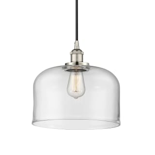 A thumbnail of the Innovations Lighting 616-1PH-12-12-L Bell Pendant Polished Nickel / Clear