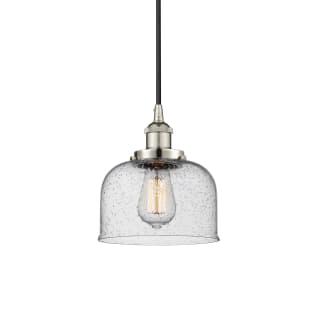 A thumbnail of the Innovations Lighting 616-1PH-10-8 Bell Pendant Polished Nickel / Seedy