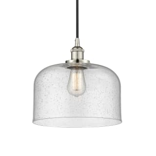 A thumbnail of the Innovations Lighting 616-1PH-12-12-L Bell Pendant Polished Nickel / Seedy