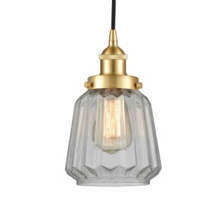 A thumbnail of the Innovations Lighting 616-1PH-12-7 Chatham Pendant Satin Gold / Clear