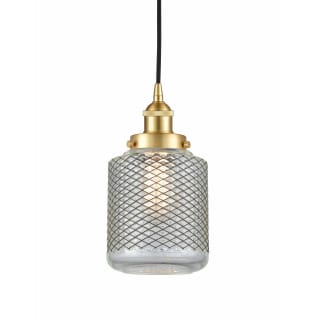 A thumbnail of the Innovations Lighting 616-1PH-12-6 Stanton Pendant Satin Gold / Clear Wire Mesh