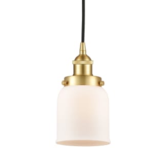 A thumbnail of the Innovations Lighting 616-1PH-10-5 Bell Pendant Satin Gold / Matte White