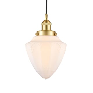 A thumbnail of the Innovations Lighting 616-1PH-12-7 Bullet Pendant Satin Gold / Matte White