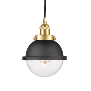 A thumbnail of the Innovations Lighting 616-1PH-10-7 Hampden Pendant Satin Gold / Clear