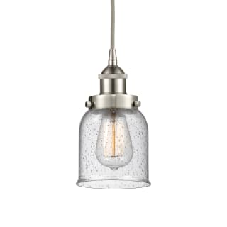 A thumbnail of the Innovations Lighting 616-1PH-10-5 Bell Pendant Brushed Satin Nickel / Seedy
