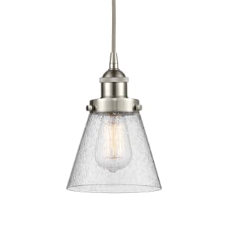 A thumbnail of the Innovations Lighting 616-1PH-10-6 Cone Pendant Brushed Satin Nickel / Seedy