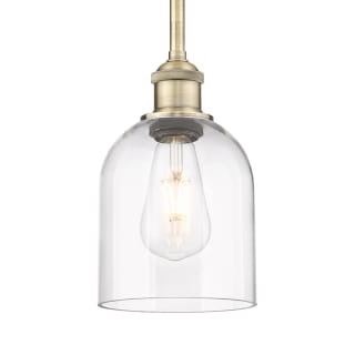 A thumbnail of the Innovations Lighting 616-1S 9 6 Bella Pendant Antique Brass / Clear