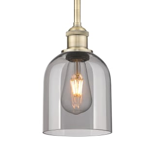 A thumbnail of the Innovations Lighting 616-1S 9 6 Bella Pendant Antique Brass / Light Smoke