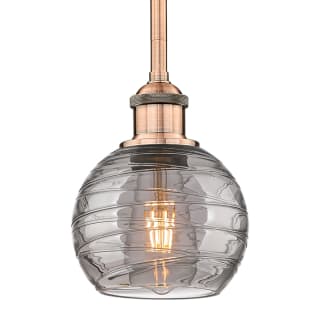 A thumbnail of the Innovations Lighting 616-1S 8 6 Athens Deco Swirl Pendant Antique Copper