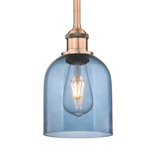 A thumbnail of the Innovations Lighting 616-1S 9 6 Bella Pendant Antique Copper / Princess Blue