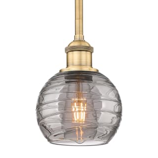 A thumbnail of the Innovations Lighting 616-1S 8 6 Athens Deco Swirl Pendant Brushed Brass