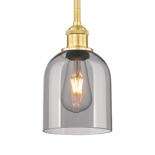 A thumbnail of the Innovations Lighting 616-1S 9 6 Bella Pendant Satin Gold / Light Smoke